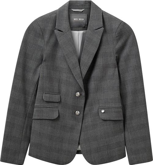 Mos Mosh Mmblake Kimi Blazer Kvinde Sharkskin Blazere Str 38 - hos Magasin