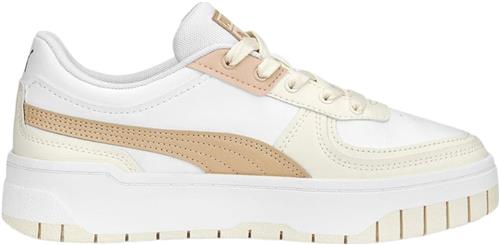 Se Puma Cali Dream Kvinde Frosted Ivory-puma White-light Sneakers Str 38 - Læder hos Magasin ved Magasin