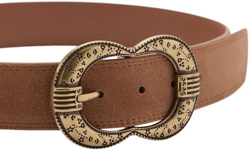 Se MANGO Buckle Leather Belt M - Bælter Læder hos Magasin ved Magasin