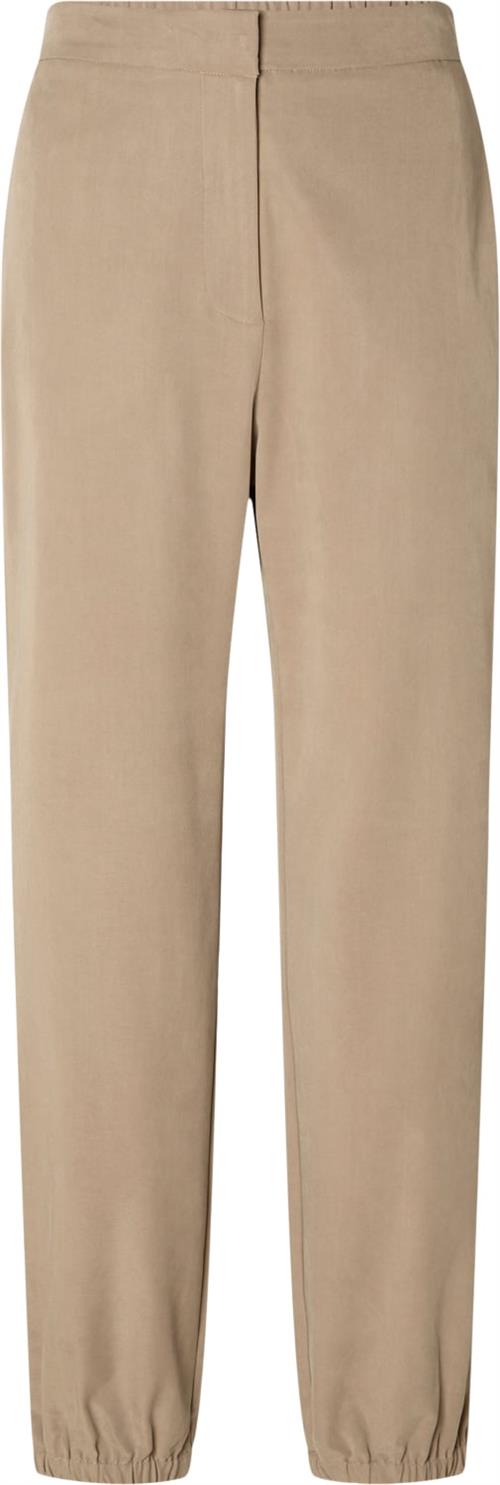 Selected Femme Slfreba HW Jogger Pant Kvinde Greige Bukser Med Smalle Ben Str 36 - hos Magasin