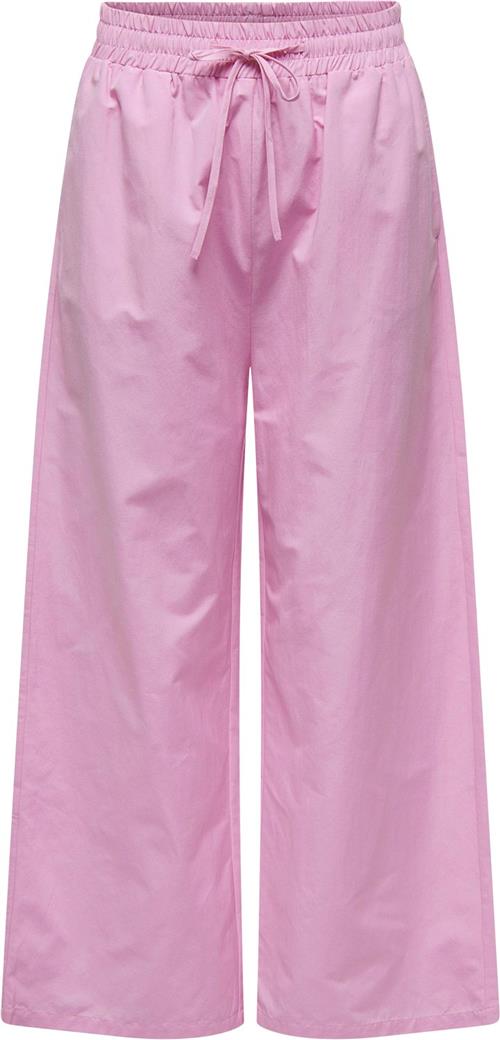 ONLY Onlfridi Loose Pants WVN Kvinde Bonbon Bukser Med Brede Ben Regular Fit Str S - hos Magasin