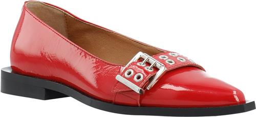 Se Bianco Biavictoria Buckle Ballet Flat Nappalak Kvinde Red Nappalak Ballerinaer Str 41 - hos Magasin ved Magasin