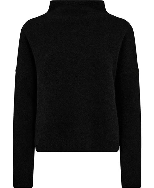 Filippa K Mika Yak Funnelneck Sweater Kvinde Black Rullekraver Str XL - hos Magasin