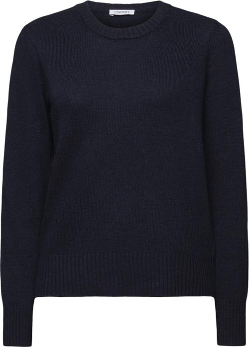 Esprit Small Crew Cash Kvinde Navy Sweaters Str S - hos Magasin