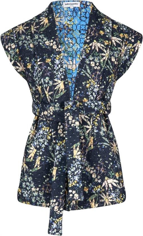 Lollys Laundry Celiall Vest Kvinde Flower Print Veste Str M - hos Magasin