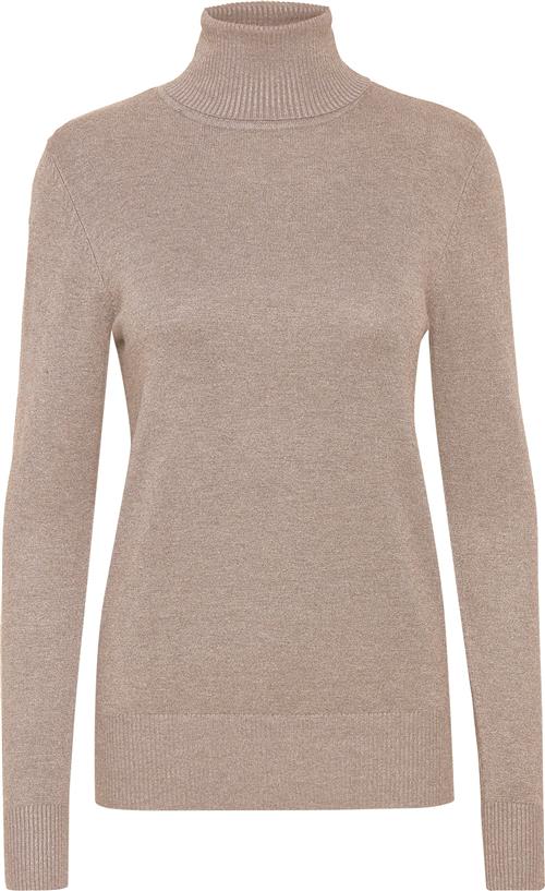 Saint Tropez J2046, Milasz Rollneck Pullover Kvinde Atmos Melange Rullekraver Classic Fit Str S - hos Magasin