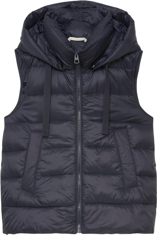 Marc O’Polo Bnos Recycled no Down, Vest, Detach Kvinde Midnight Blue Veste Str 36 - hos Magasin