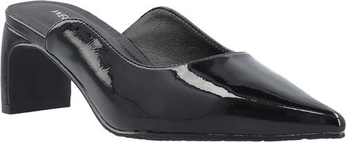 Bianco Rowe Heel Cutline Mule #P Kvinde Black Mules Str 39 - hos Magasin