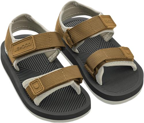 Liewood Monty Sandals Golden Caramel Multi Mix Sandaler Str 25 - hos Magasin