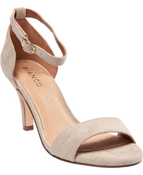 Se Bianco Biaadore Basic Sandal Kvinde Sand 1 Højhælede Sandaler Str 36 - hos Magasin ved Magasin