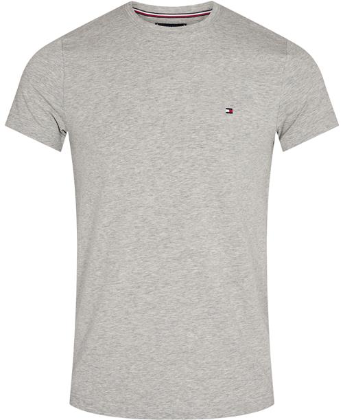 Tommy Hilfiger Core Stretch Slim Cneck TEE Mand P01 Kortærmede T-shirts Str XL - Bomuld hos Magasin