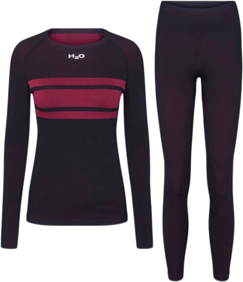 H2O Gilla Seamless Skiundertøj 40/42 - Baselayer Polyester hos Magasin