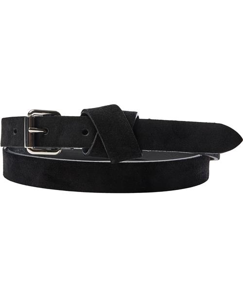 Magasin du Nord Collection Magasin Knot Belt Nero w/ Silver L Bælter