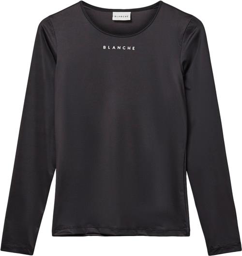 Se Blanche Comfybl ls Kvinde Black Langærmede T-shirts Str L - Polyester hos Magasin ved Magasin