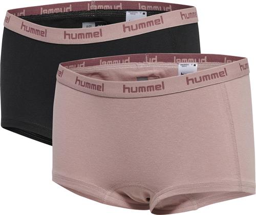 Se Hummel Hmlcarolina Hipsters 2pack Str 22-28 - Rosa Underbukser hos Magasin ved Magasin