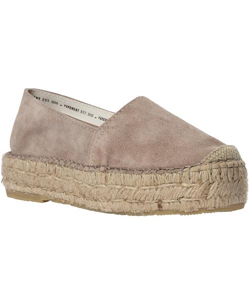 Se Pavement Ida Kvinde Taupe Suede Espadrillos Str 39 - hos Magasin ved Magasin