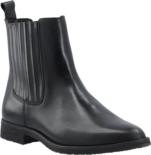 Se Cashott Casagnes Chelsea Boot Pull Up Leather Kvinde Black Chelsea Boots Str 41 - hos Magasin ved Magasin