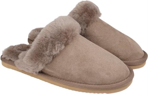 Lovelies Gossa Shearling Slippers Kvinde Walnut Hjemmesko Str 41 - Uld hos Magasin