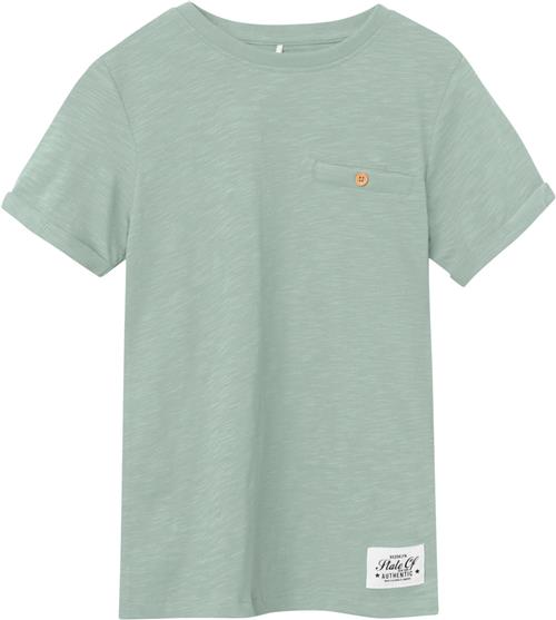 Se Name It Nkmvincent SS TOP F Noos Str 146/152 - Silt Green Kortærmede T-shirts hos Magasin ved Magasin