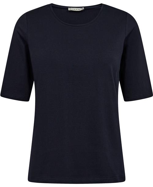 Micha BB Tshirt _ Basic Must Kvinde Navy Kortærmede T-shirts Str XL - hos Magasin