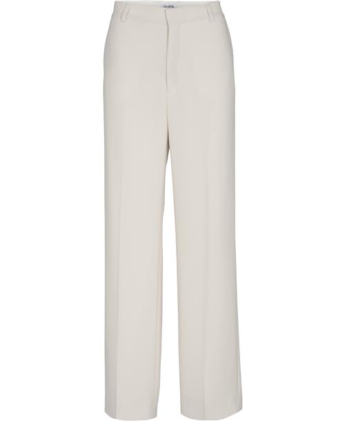 Se Filippa K Hutton Trousers Kvinde Ivory Bukser Med Lige Ben Str 42 - hos Magasin ved Magasin