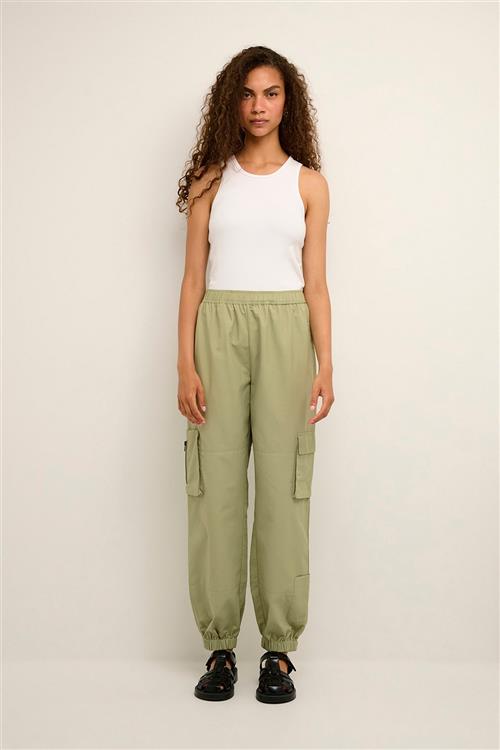 Se Karen by Simonsen Henleykb Cargo Pants Kvinde Tea Cargo Bukser Str 42 - hos Magasin ved Magasin