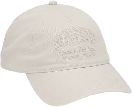 Ganni Cap Hat Patch ONE SIZE - Hatte & Huer hos Magasin