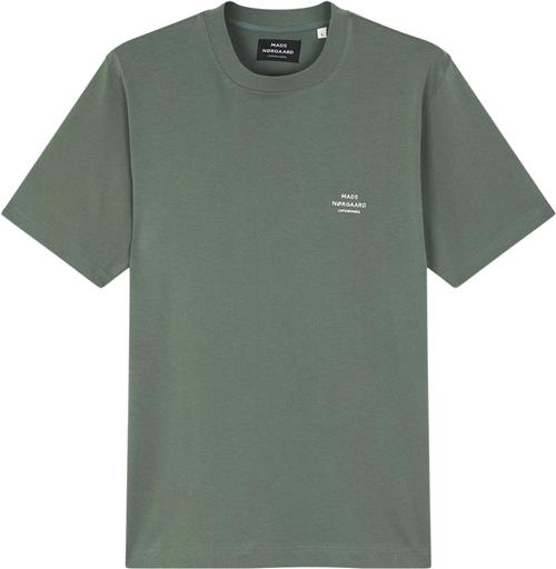 Mads Nørgaard - Copenhagen Cotton Jersey Frode Emb Logo Tee Mand Duck Green Kortærmede T-shirts Str S - hos Magasin