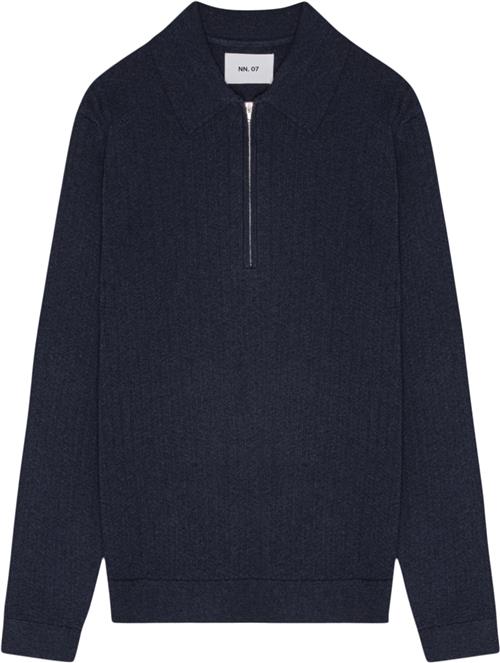 Se NN07 Hansie LS 6600 Mand Navy Melange Sweaters Str M - hos Magasin ved Magasin