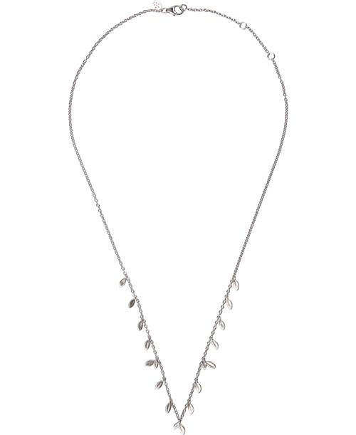 ByBiehl Jungle Ivy Sparkle Necklace Silver - Halskæder Med Vedhæng hos Magasin