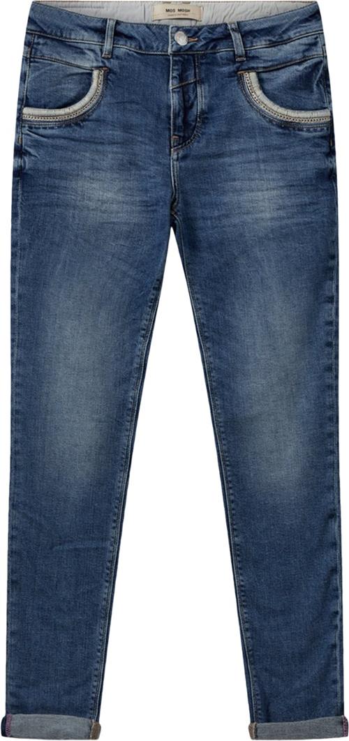 Mos Mosh Mmnaomi Mateos Jeans Kvinde Blue Skinny Jeans Str 27/Regular - hos Magasin