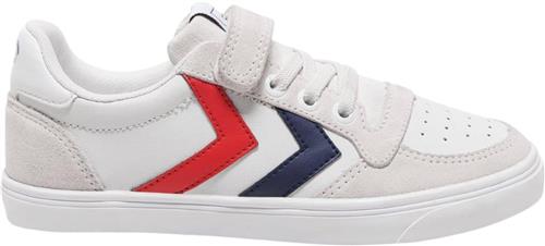 Se Hummel Slimmer Stadil Leather LOW JR White Sneakers Str 36 - hos Magasin ved Magasin