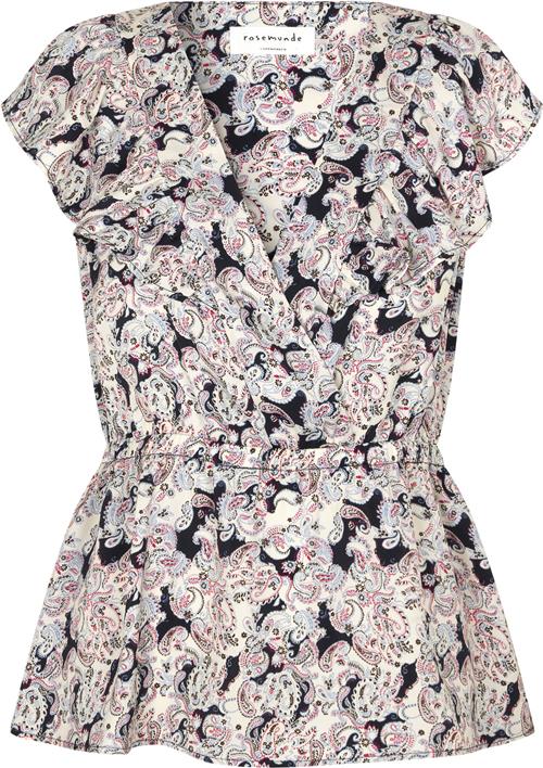 Se Rosemunde Recycled Polyester top Kvinde Boho Paisley Print Toppe Str 44 Polyester - hos Magasin ved Magasin