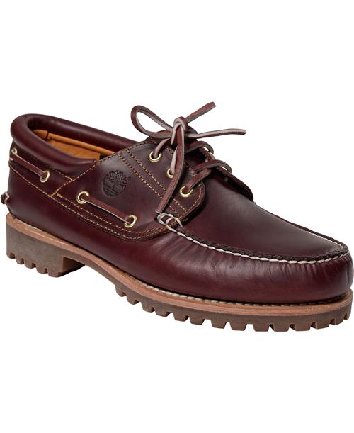 TIMBERLAND Authentics 3 Eye Classic Lug Burgun Mand Burgundy Sejlersko Str 43 - hos Magasin