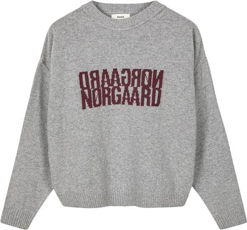 Mads Nørgaard - Copenhagen Recy Soft Knit Tilona Sweater Kvinde Grå Sweaters Str XS - hos Magasin