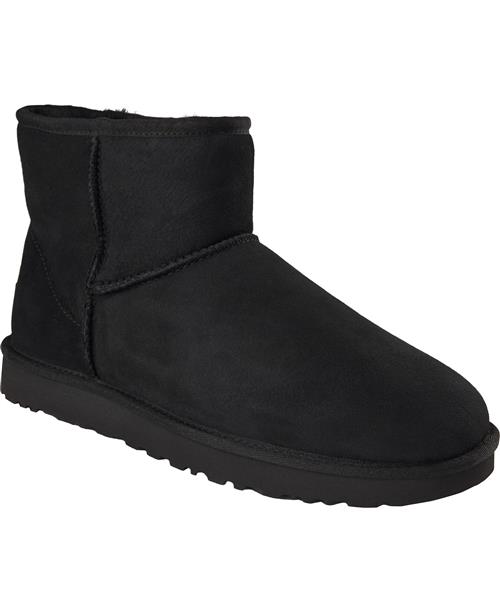 Se UGG W Classic Mini II Kvinde Black Vinterstøvler Str 43 - hos Magasin ved Magasin