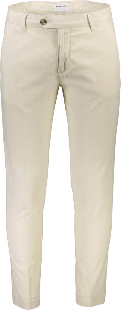 Lindbergh Linen Club Pants Mand Lt Sand Chinos Str S - Bomuld hos Magasin