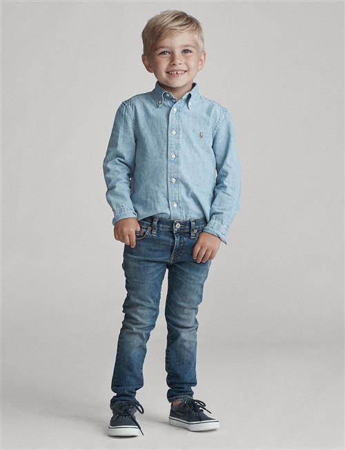 Polo Ralph Lauren Cotton Chambray Shirt Str 5 / 5 år - 2zx6 Skjorter hos Magasin