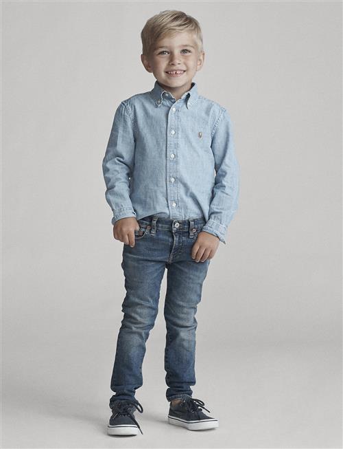 Polo Ralph Lauren Cotton Chambray Shirt Str 4 År - 2zx6 Skjorter hos Magasin