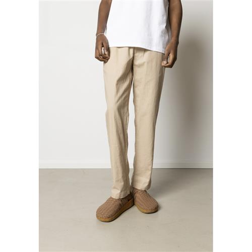 Clean Cut Copenhagen Barcelona Cotton / Linen Pants Mand Khaki Casual Bukser Str L / Regular - Bomuld hos Magasin