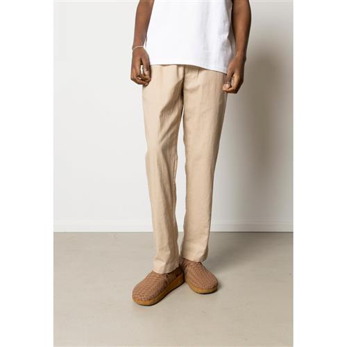 Se Clean Cut Copenhagen Barcelona Cotton / Linen Pants Mand Khaki Casual Bukser Str M / Regular - Bomuld hos Magasin ved Magasin