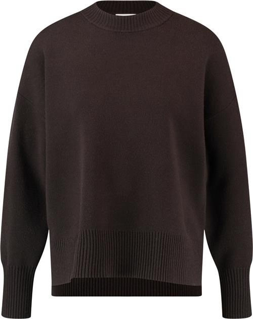 Se Gerry Weber Pullover 1/1 Sleeve Kvinde Dark Oak Sweaters Str 44 - hos Magasin ved Magasin