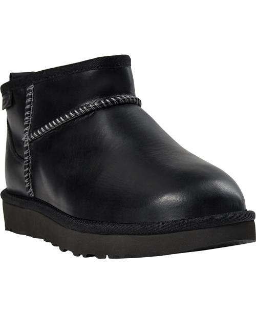 Se UGG W Classic Ultra Mini Kvinde Black Vinterstøvler Str 37 - hos Magasin ved Magasin