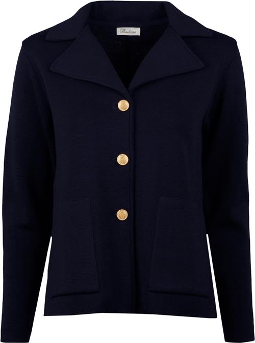 Se Stenströms Dea Jacket, Knitted Kvinde Navy Cardigans Str XL - hos Magasin ved Magasin