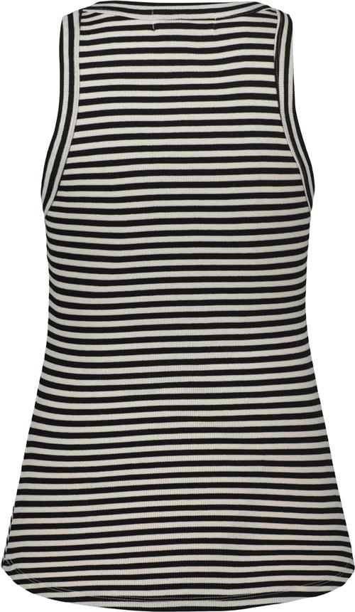 Sofie Schnoor Top Kvinde Black Striped Tanktoppe Str M - hos Magasin