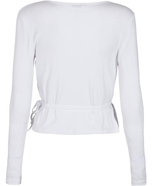 Se Envii Enally LS VN TEE 5314 Kvinde White Langærmede T-shirts Str L - hos Magasin ved Magasin