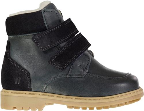 Wheat Stewie Velcro Tex Støvle Black Granite Støvler Str 29 - Uld hos Magasin