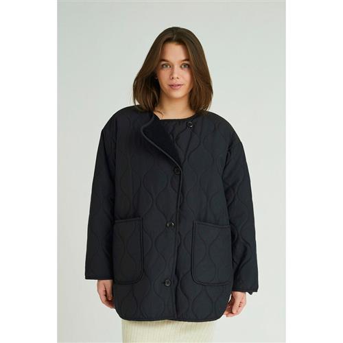 A-VIEW Asta Jacket Kvinde Black Overgangsjakker Str 42 - hos Magasin