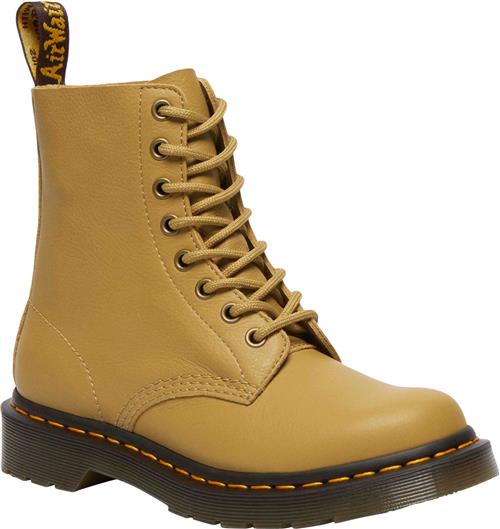 Dr. Martens 1460 Pascal Mustard Virginia Kvinde Mustard Snørestøvler Str 41 - hos Magasin