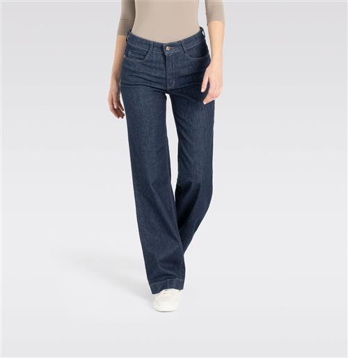 MAC Jeans Wide Kvinde Fashion Rinsed Wide Jeans Str W42 / L32 - hos Magasin